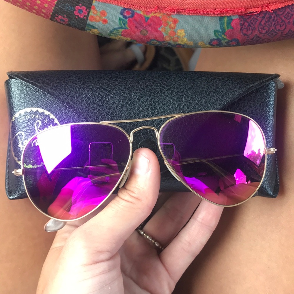 Pink ray bans